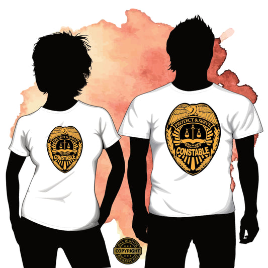 Constable Badge, SVG Digital Cut or Print file.