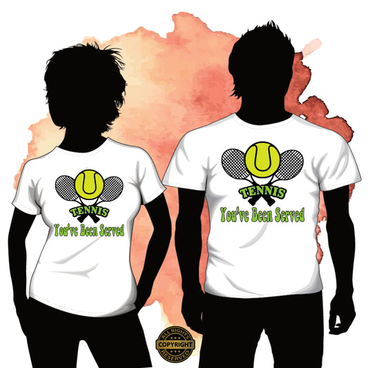Tennis, you've been served, SVG Digital Cut or Print file.