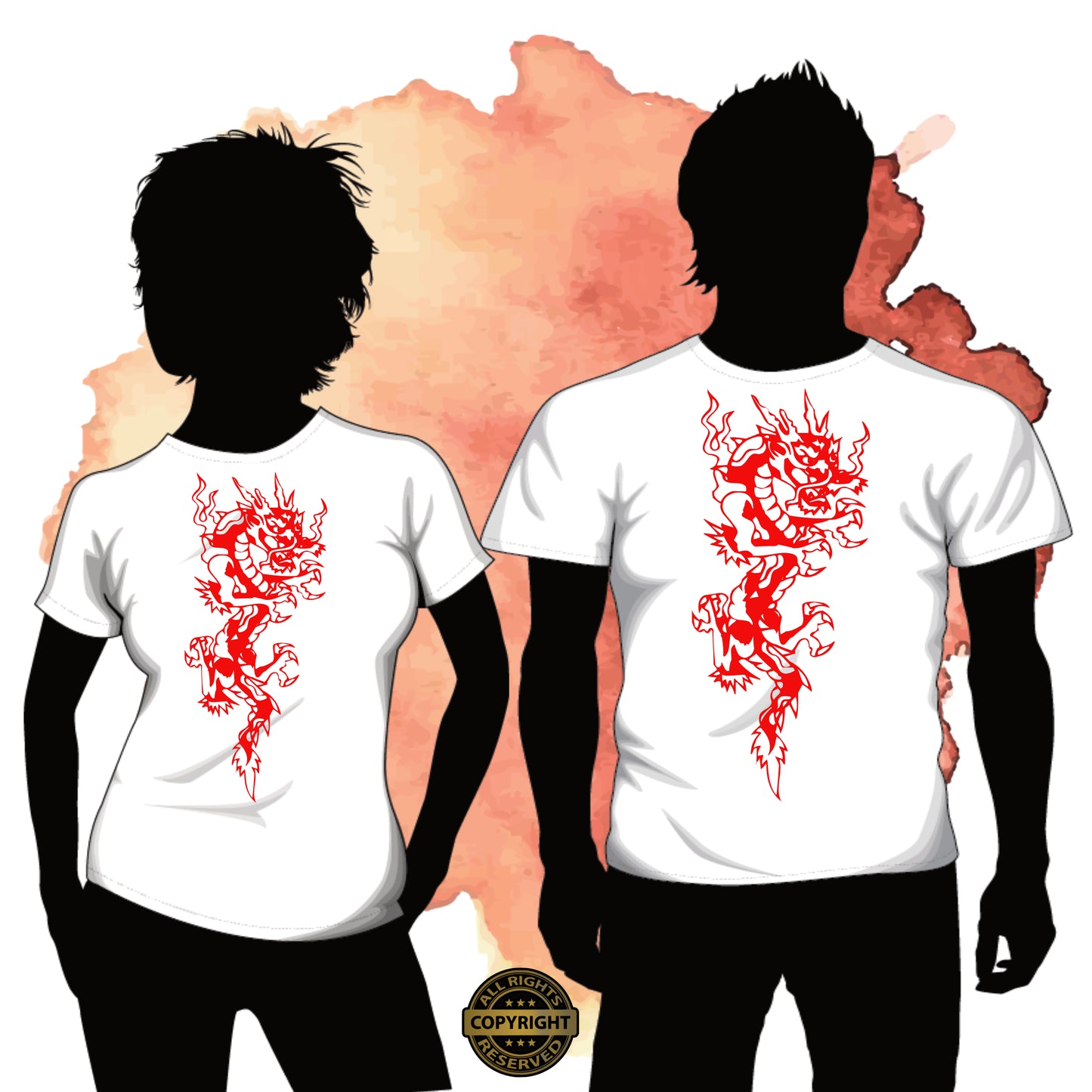 Dragon, SVG Digital Cut or Print file.