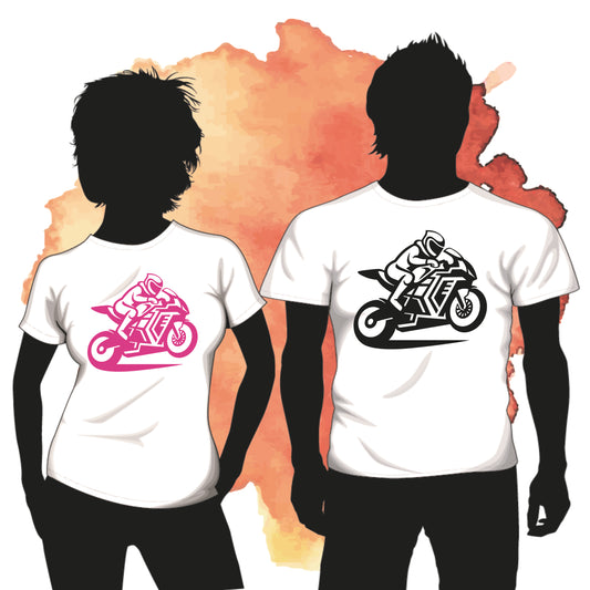 Logo, Motorcycle Rider, SVG Digital Cut or Print file.