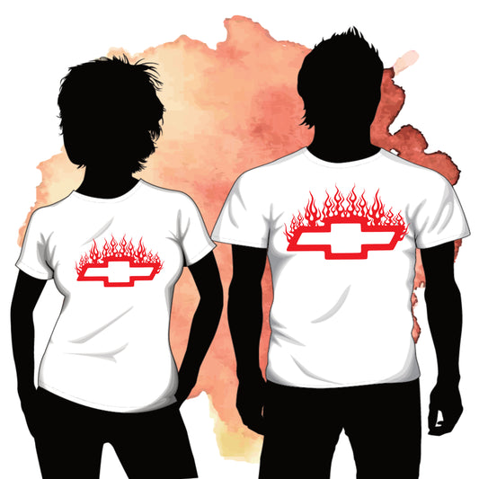 Chevy Flames, SVG Digital Cut or Print file.