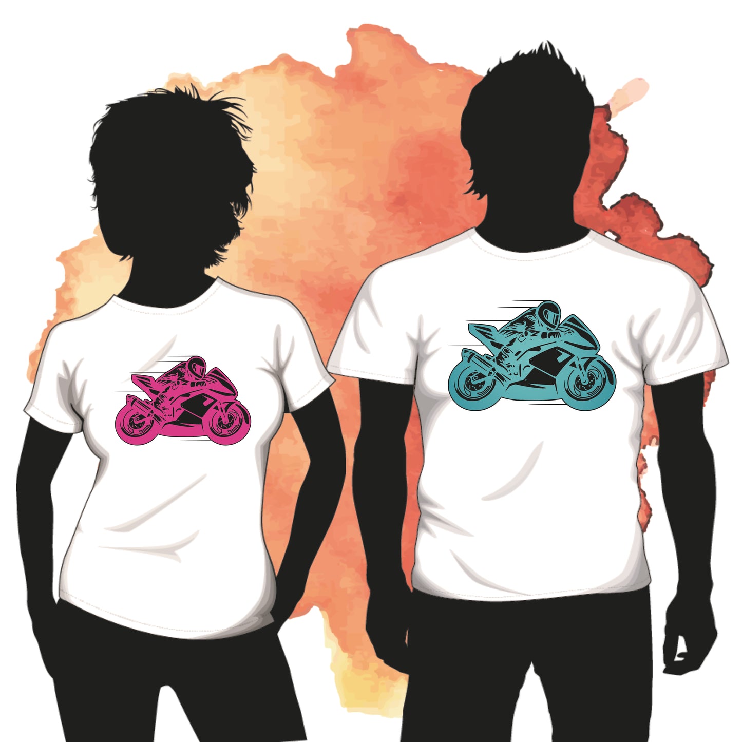 Speed Demon, Motorcycle Rider, SVG Digital Cut or Print file.