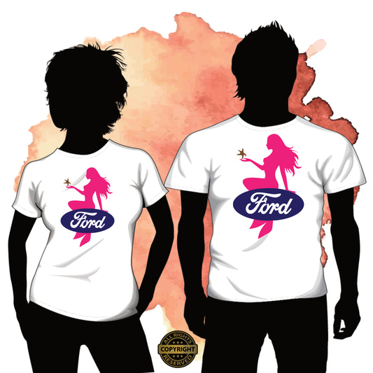 Ford Mermaid, SVG Digital Cut or Print file.