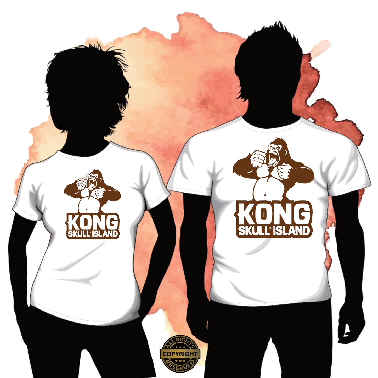Kong, Skull Island, SVG Digital Cut or Print file.