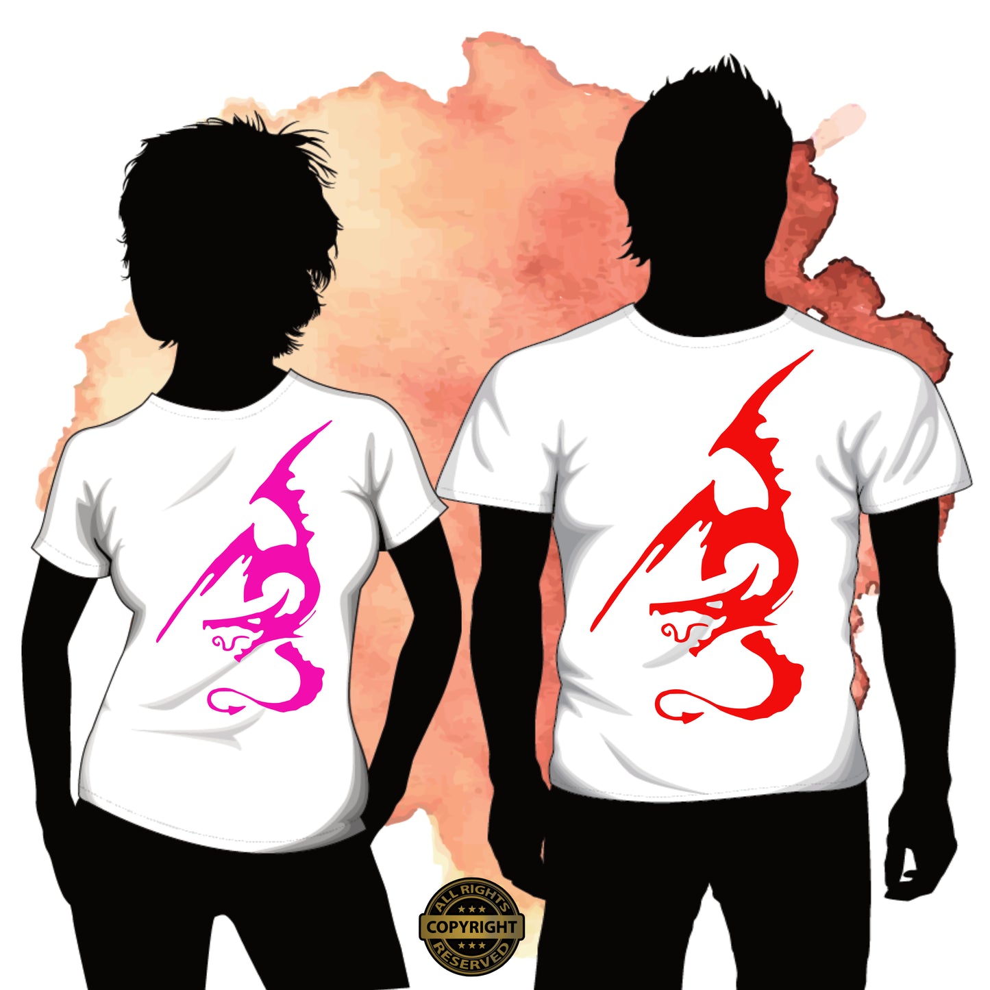 Dragon, SVG Digital Cut or Print file.