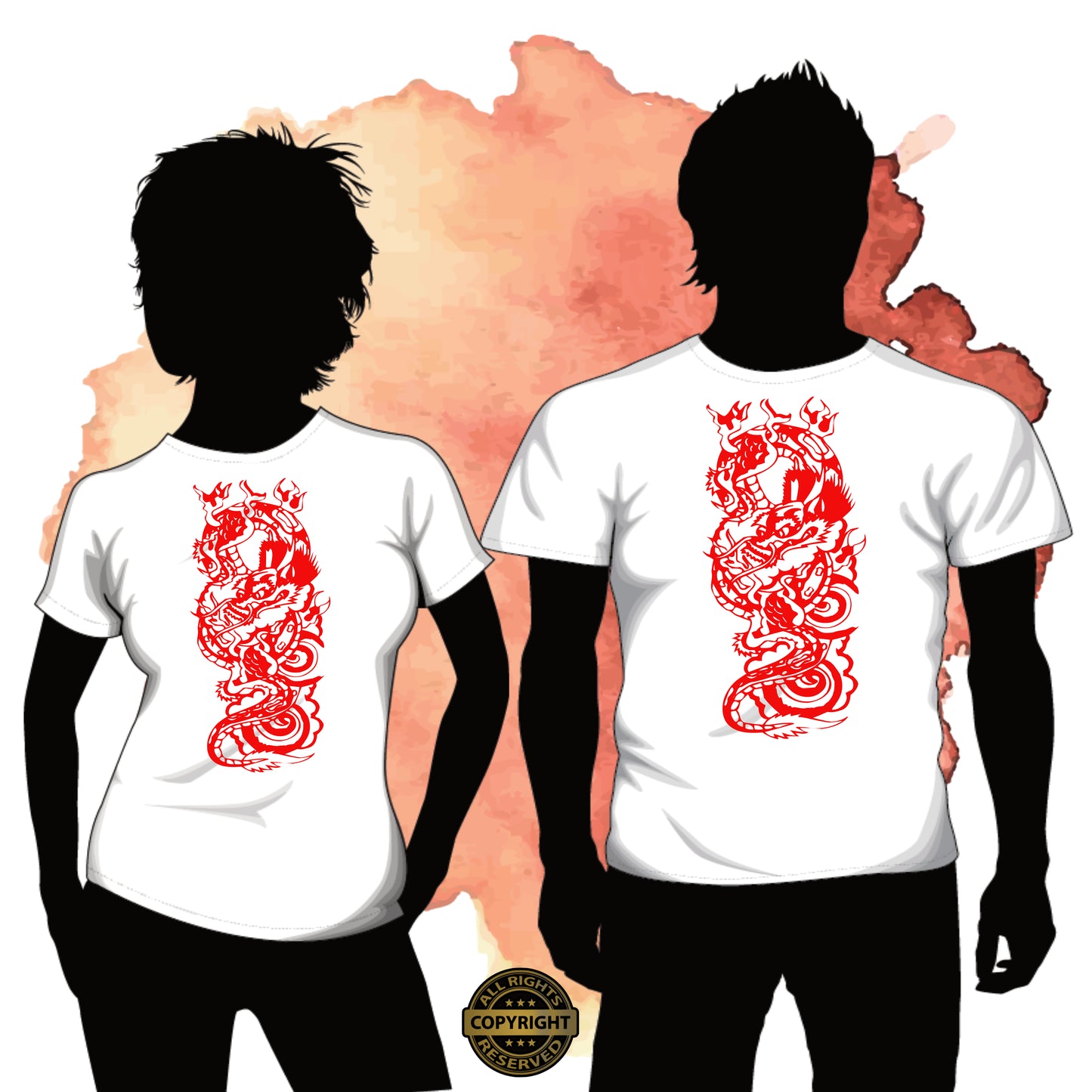 Dragon, SVG Digital Cut or Print file.