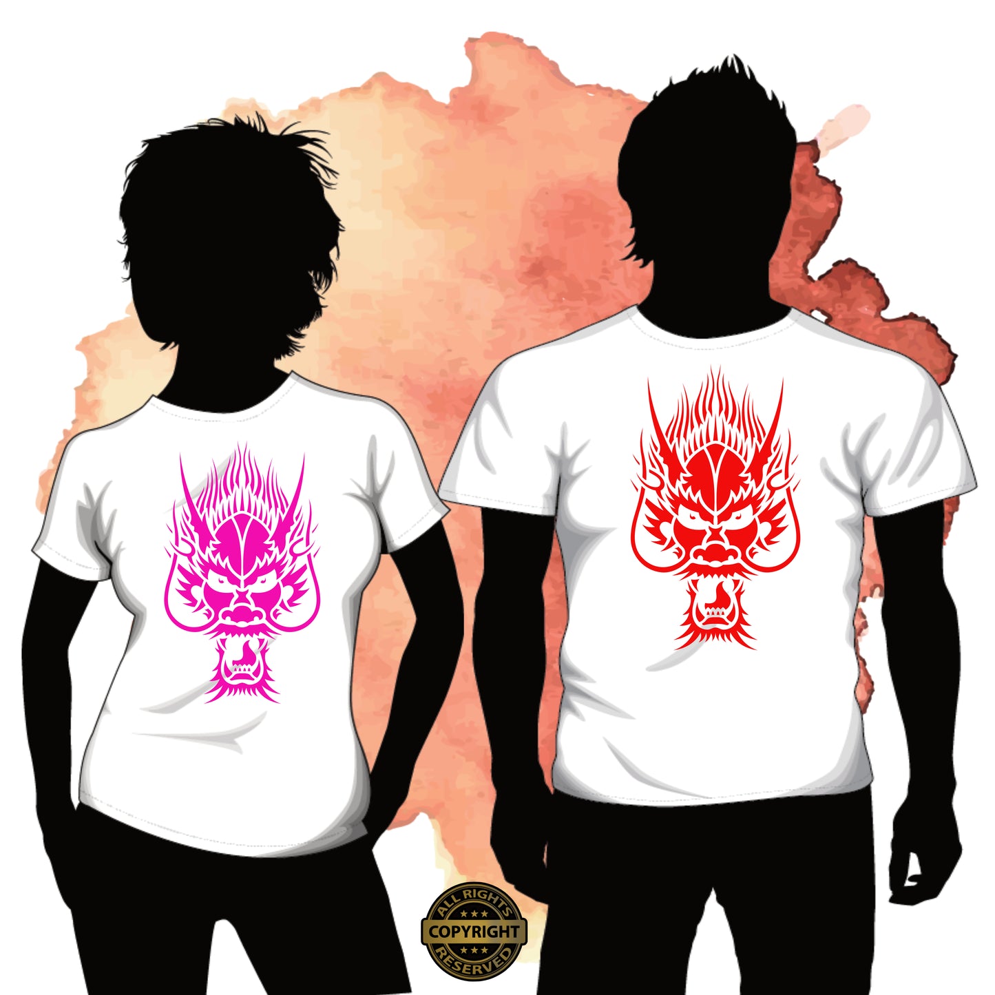 Dragon, SVG Digital Cut or Print file.