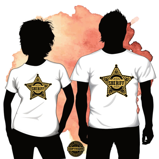 Sheriff Badge, SVG Digital Cut or Print file.