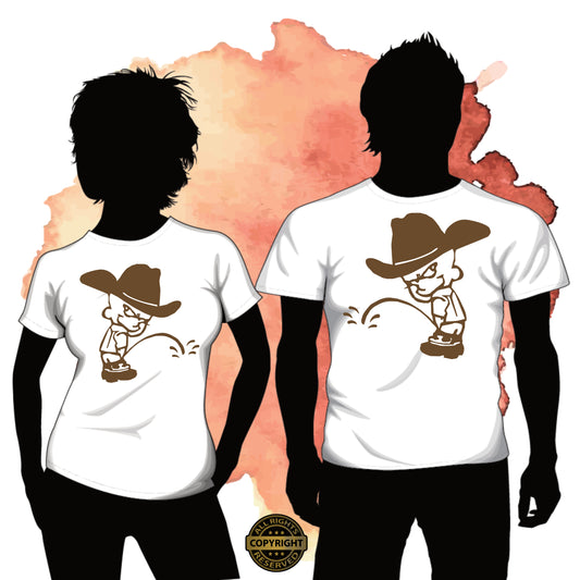 Cowboy Calvin, Pee on, SVG Digital Cut or Print file.
