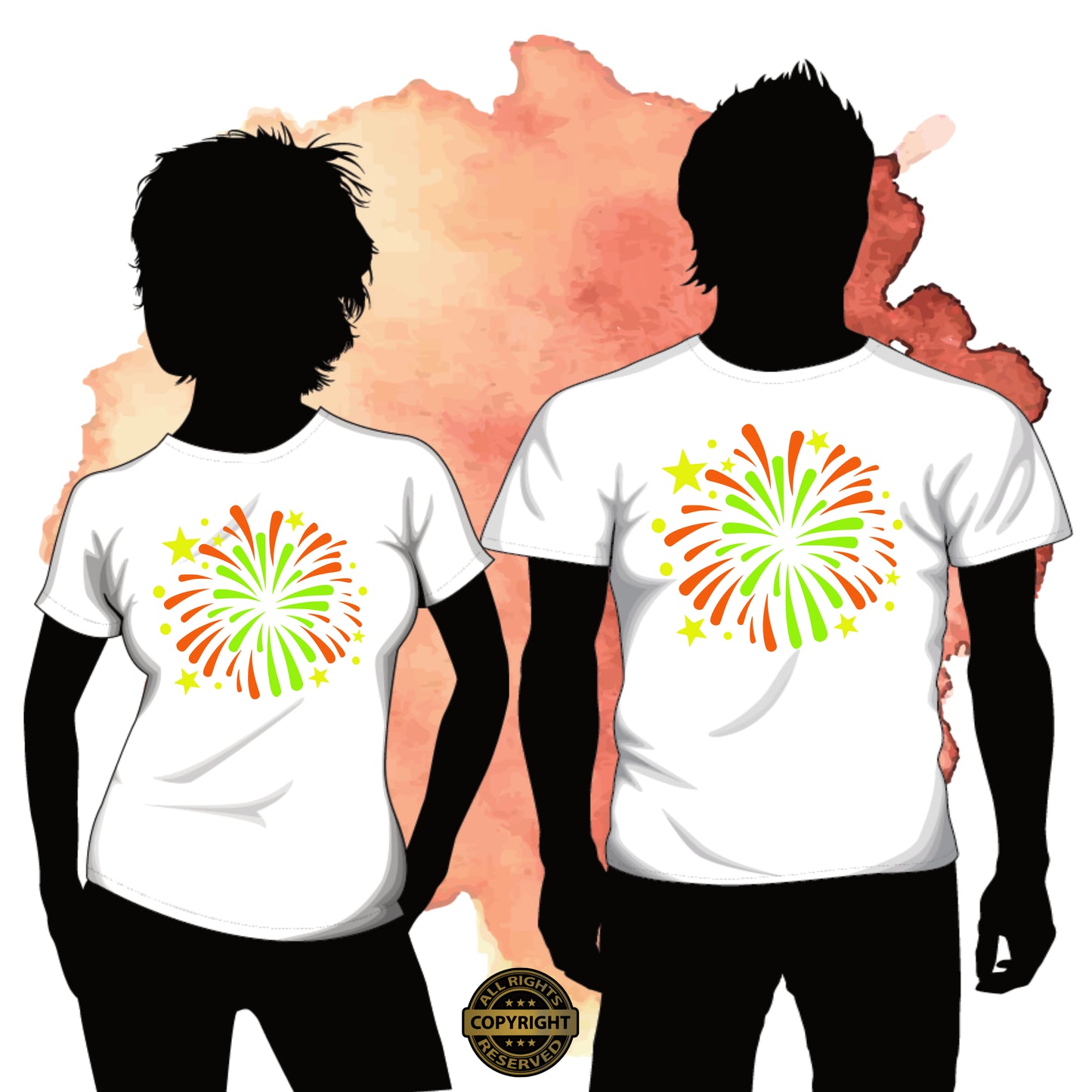 Fireworks, SVG Digital Cut or Print file.