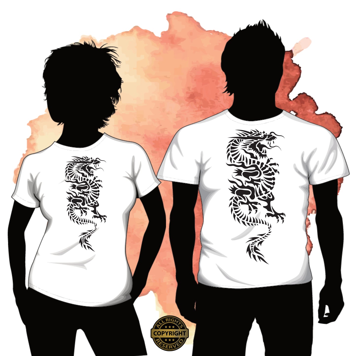 Dragon, SVG Digital Cut or Print file.