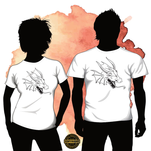 Dragon, SVG Digital Cut or Print file.