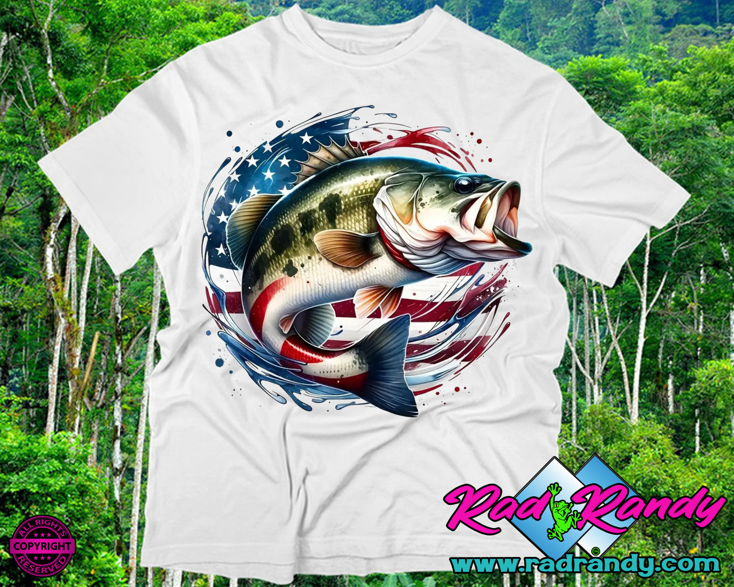 American Bass. PNG Digital Print file.