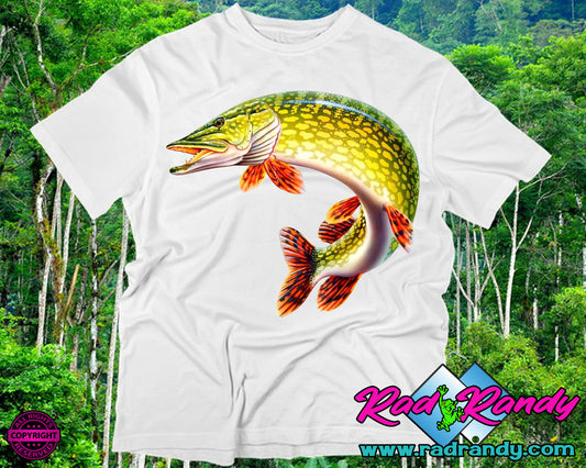 Pike. PNG Digital Print file.