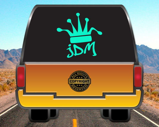 JDM Crown, Auto Vinyl Decal