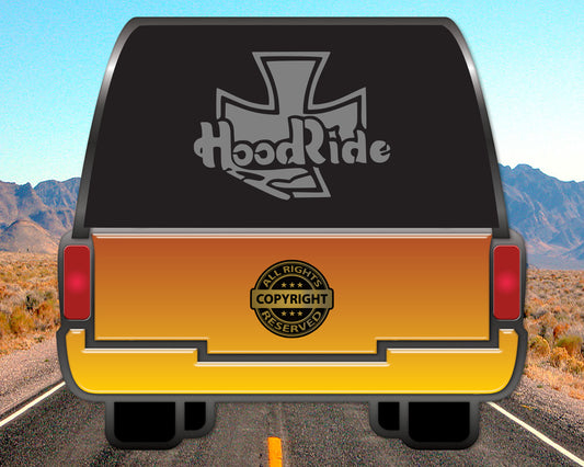 JDM HoodRide, Auto Vinyl Decal