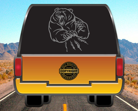 Grizzly Bear, Vinyl Decal