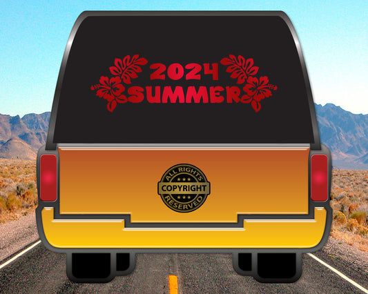 2024 Summer, Vinyl Decal