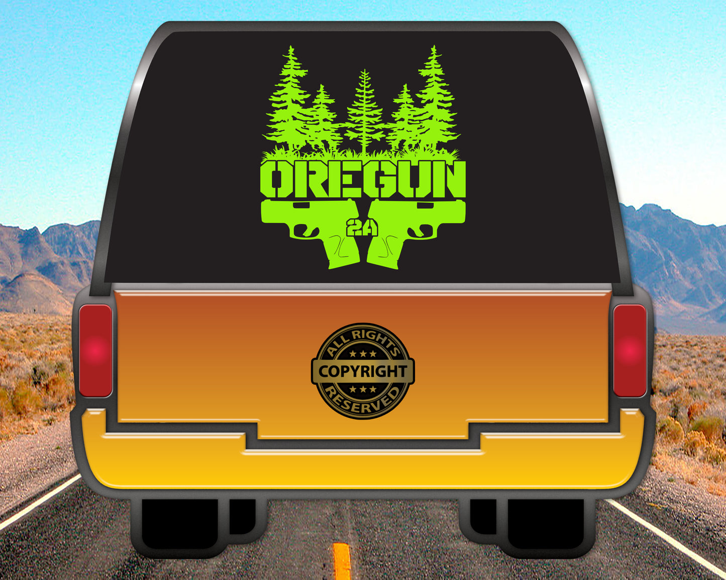 Oregun 2A, Vinyl Decal