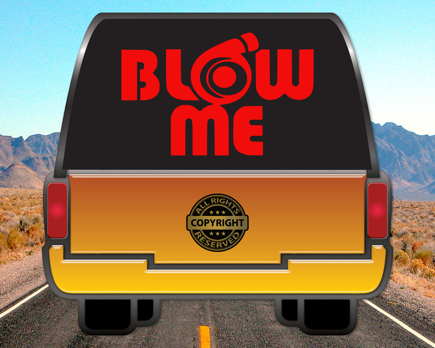 JDM Blow Me, Auto Vinyl Decal