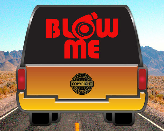 JDM Blow Me, Auto Vinyl Decal