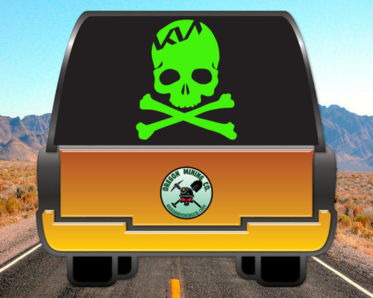 Kia Skull & Bones, Auto Vinyl Decal