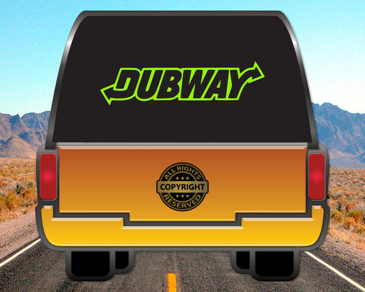 JDM Dubway, Auto Vinyl Decal