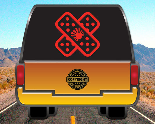 JDM Band Aid, Auto Vinyl Decal