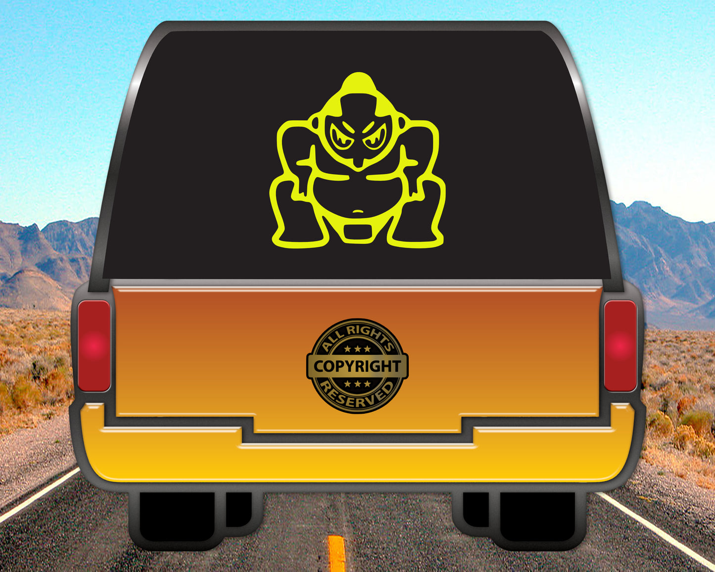 JDM Sumo, Auto Vinyl Decal