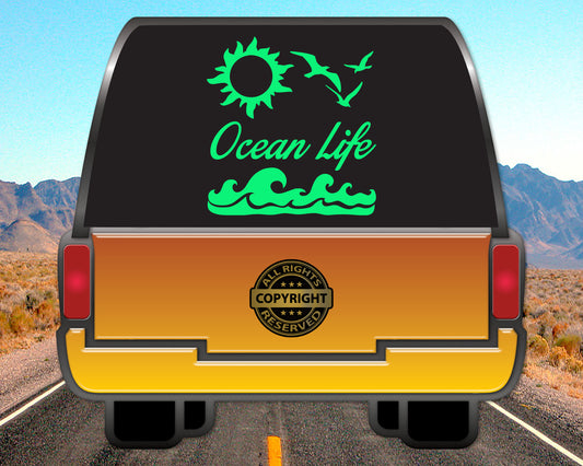 Ocean Life, Vinyl Decal
