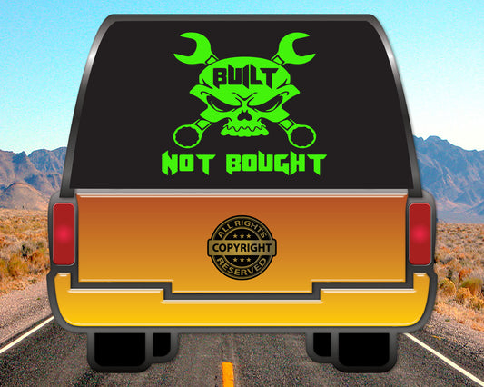 JDM Built not bought, Auto Vinyl Decal