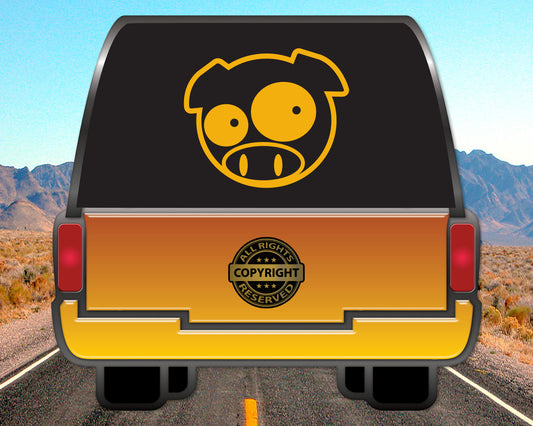 JDM Pig, Auto Vinyl Decal