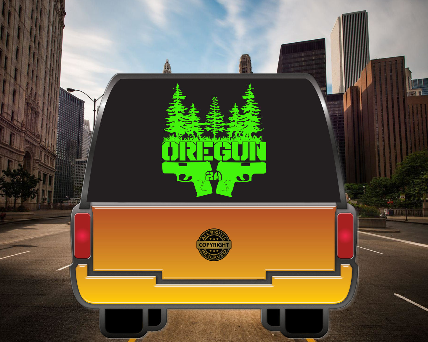 Oregun 2A, Vinyl Decal