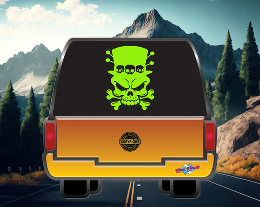 Voo Doo Skull, Vinyl Decal