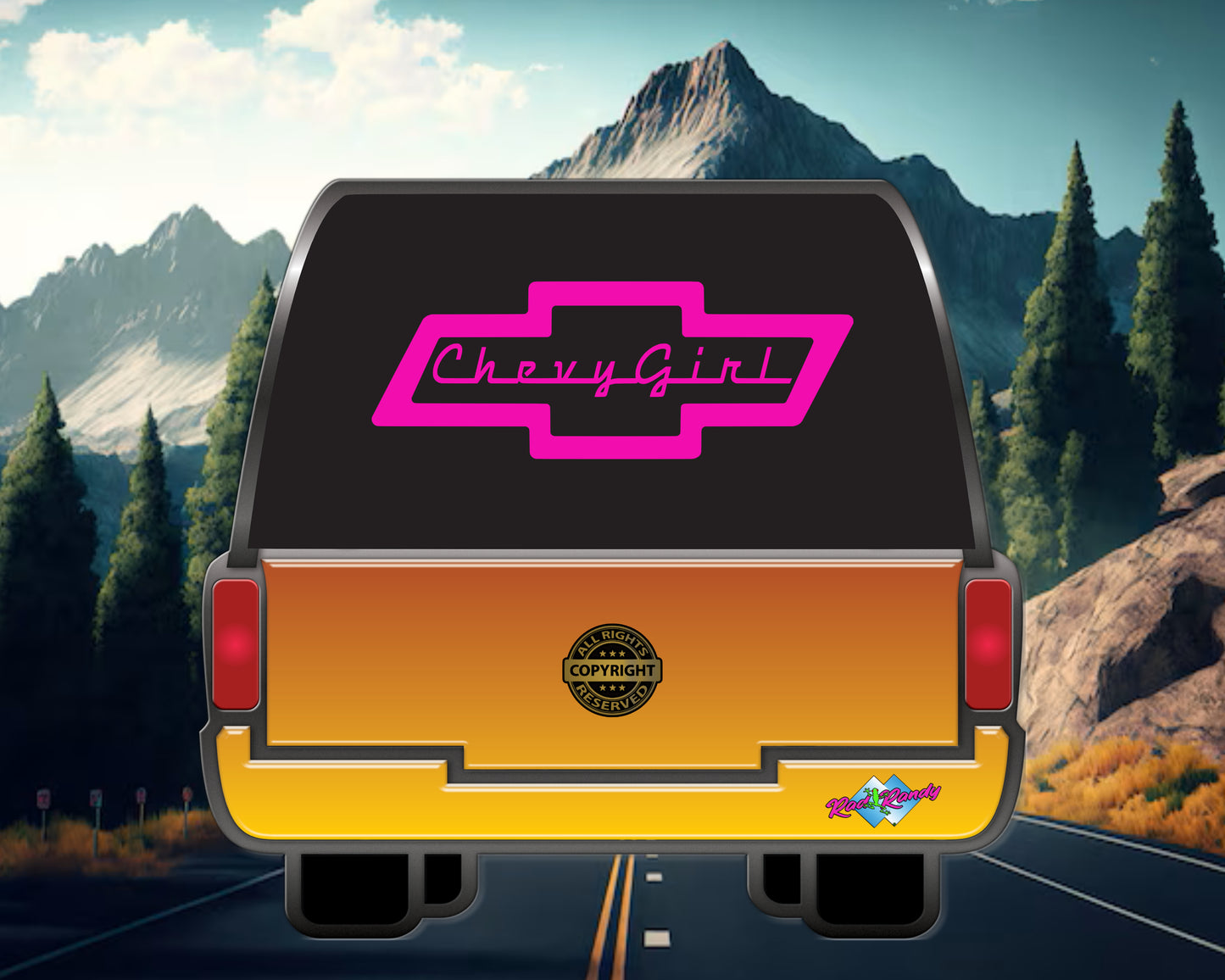 Chevy Girl, Vinyl Decal