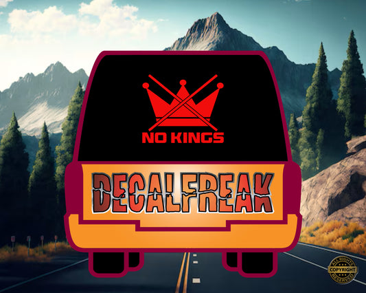 No Kings. Vinyl Decal