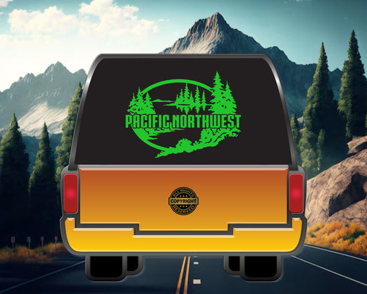 Pacific Northwest. Vinyl Decal