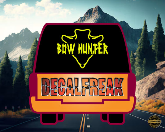Bow Hunter. Vinyl Decal