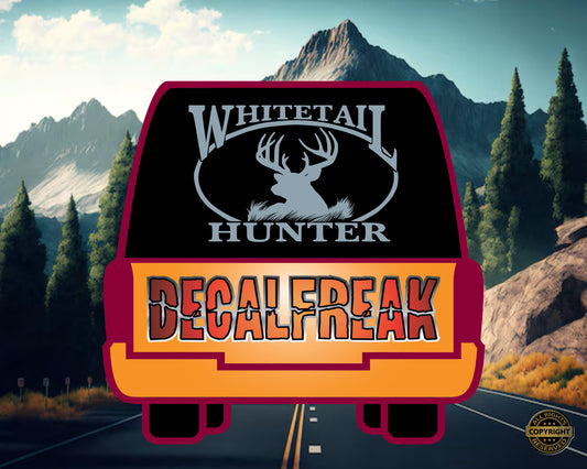 Whitetail Hunter. Vinyl Decal