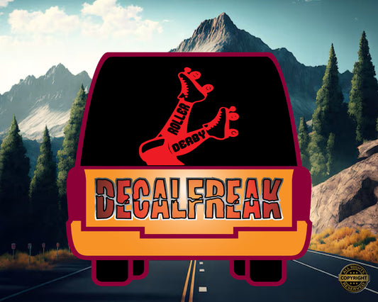Roller Derby. Vinyl Decal