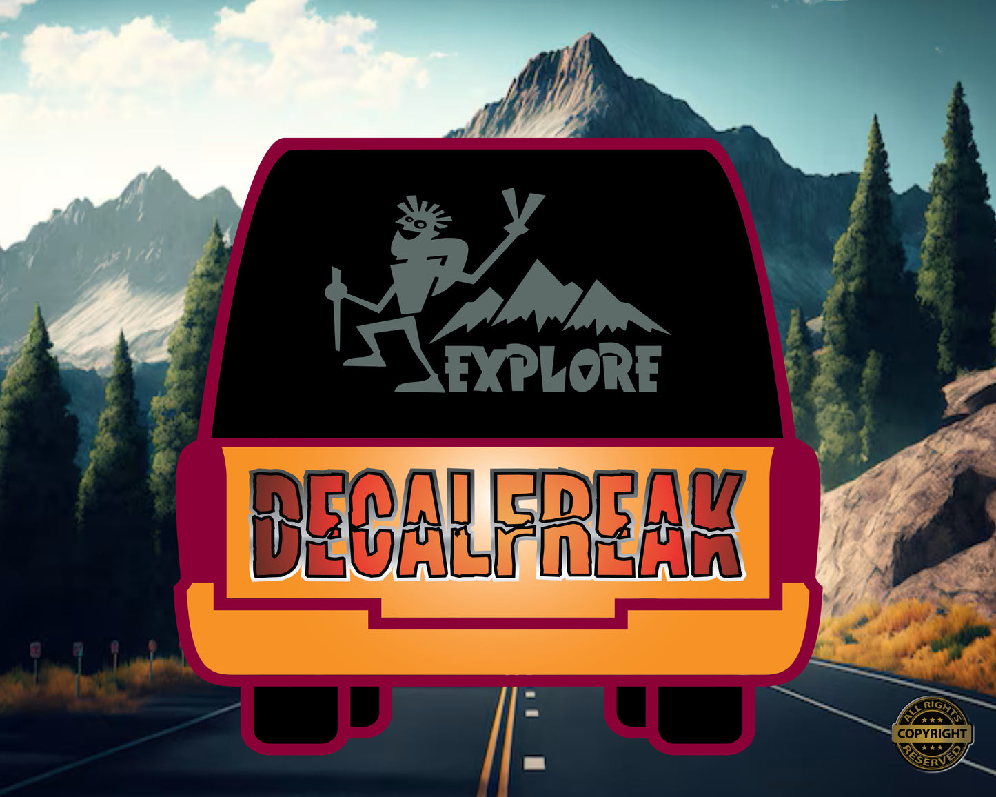 Explore. Vinyl Decal
