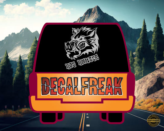 Hog Hunter. Vinyl Decal