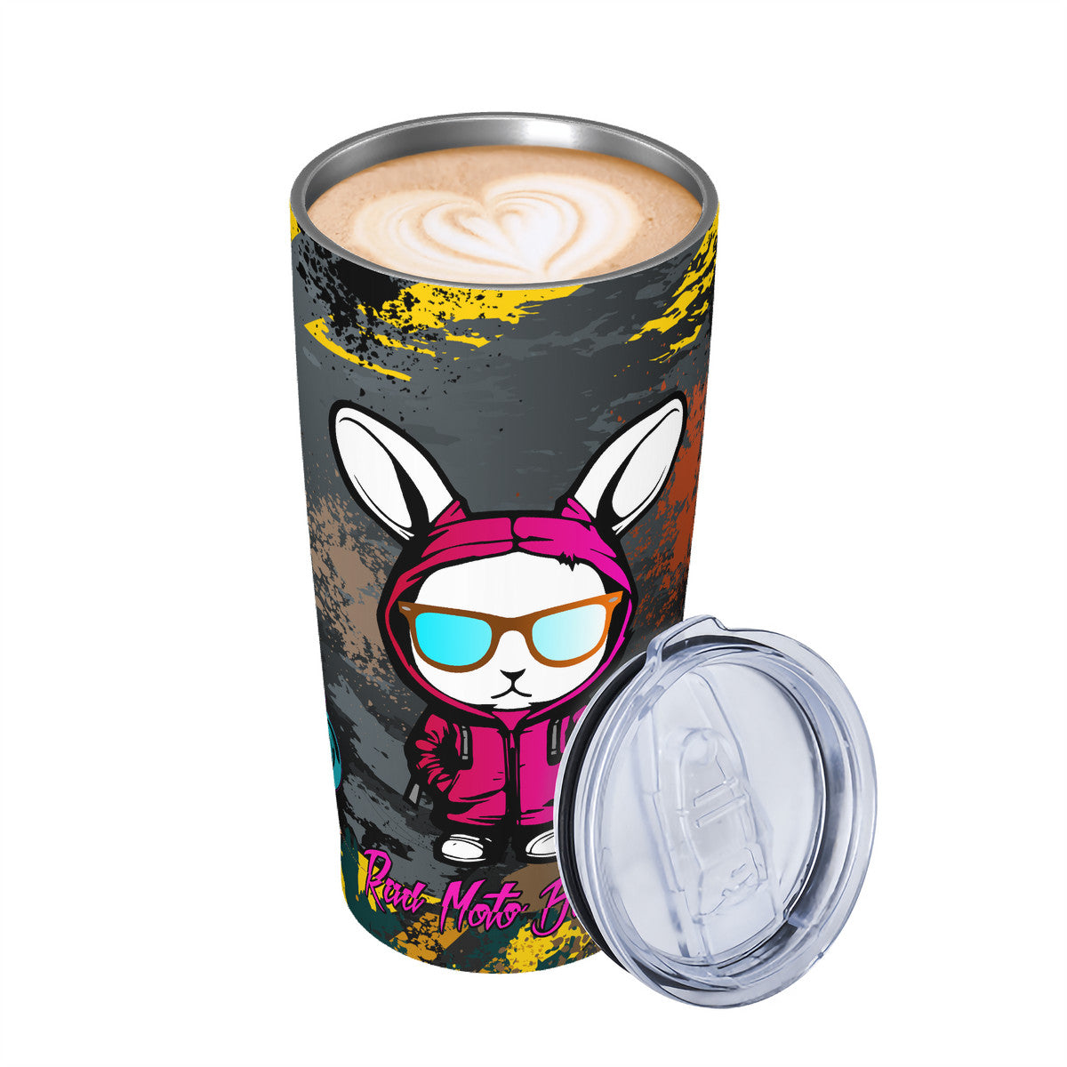 Rad Moto Bunny 20oz Stainless Steel Tumbler