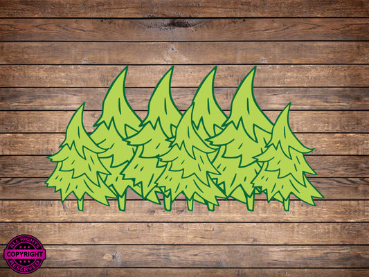 Forest, SVG Digital Cut or Print file.