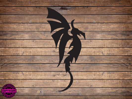 Dragon, SVG Digital Cut or Print file.