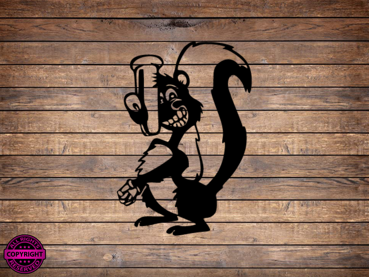 Skunk, SVG Digital Cut or Print file.