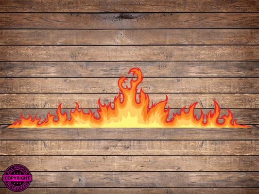 Flames, SVG Digital Cut or Print file.